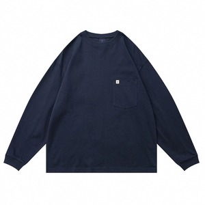 One point pocket long sleeve t-shirt 0346