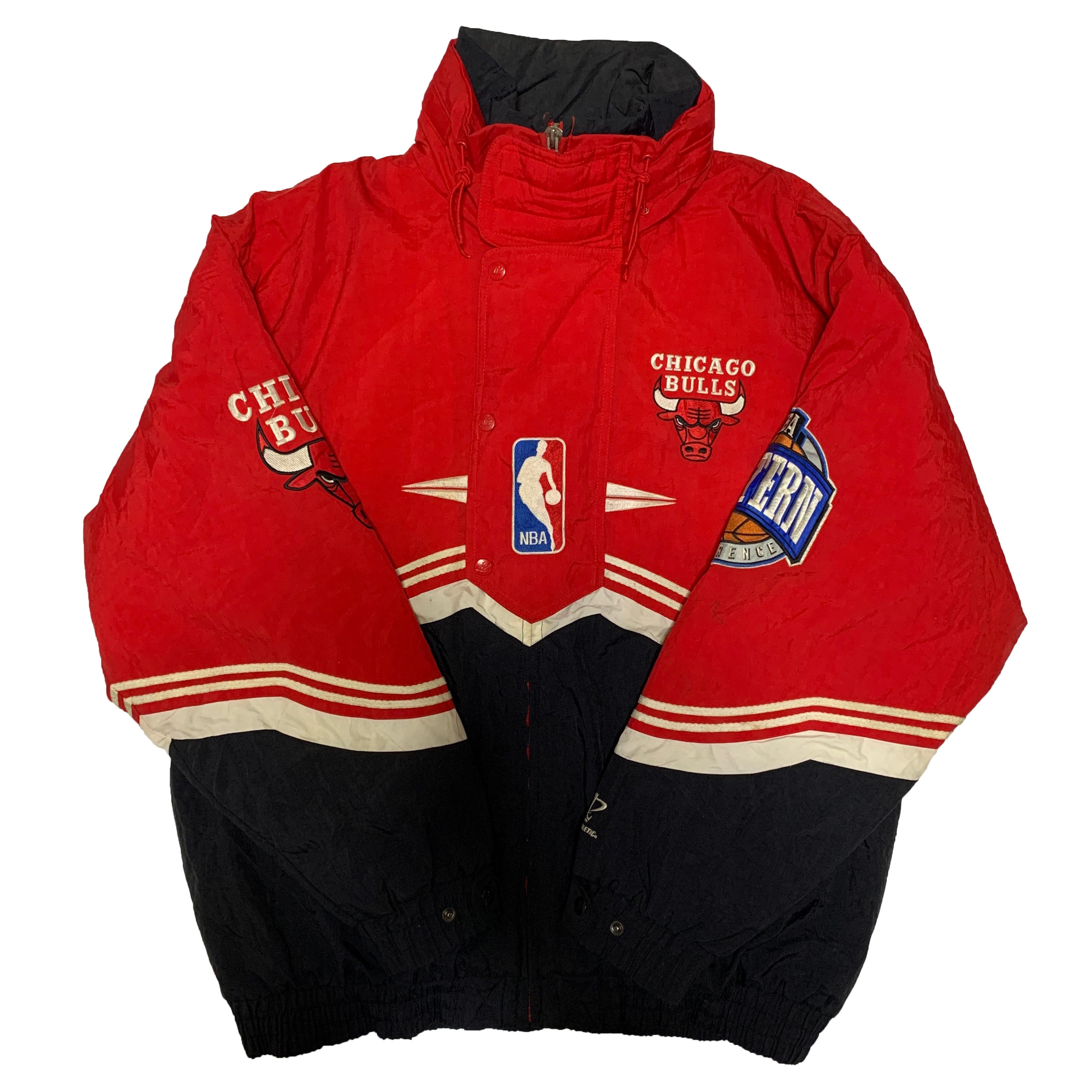 ９０S NBA Chicago Bulls/Logo Athletics シカゴブルズ ナイロン