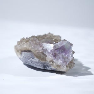 シャンファーリン産 フローライト スモーキークォーツ 共生 / 原石 標本【E_3】