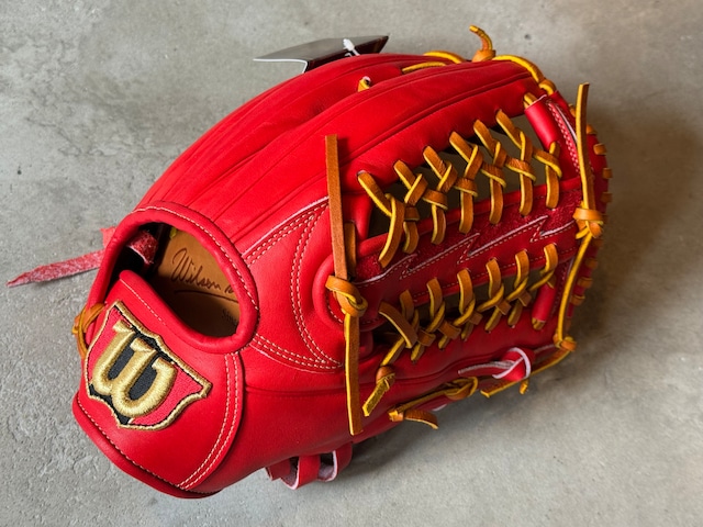 2026Limted model【Wilson】硬式用グローブ　D8S型 ［Wilson中村氏］直伝型付け　Eオレンジ