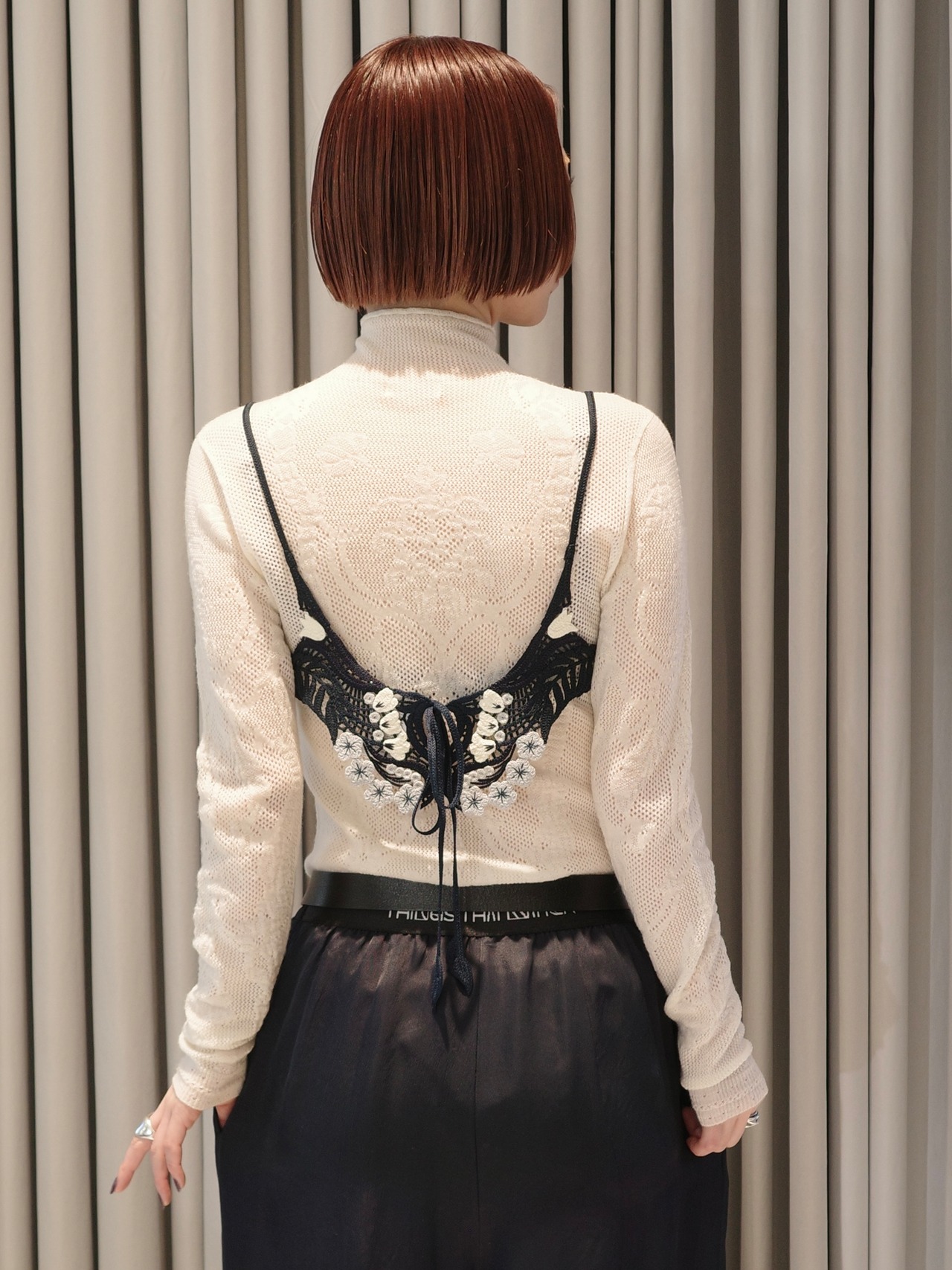 【26AW | WOMEN】Mame Kurogouchi マメ クロゴウチ / ベスト/ Embroidery Vest  MM26FW-SH115 - 5