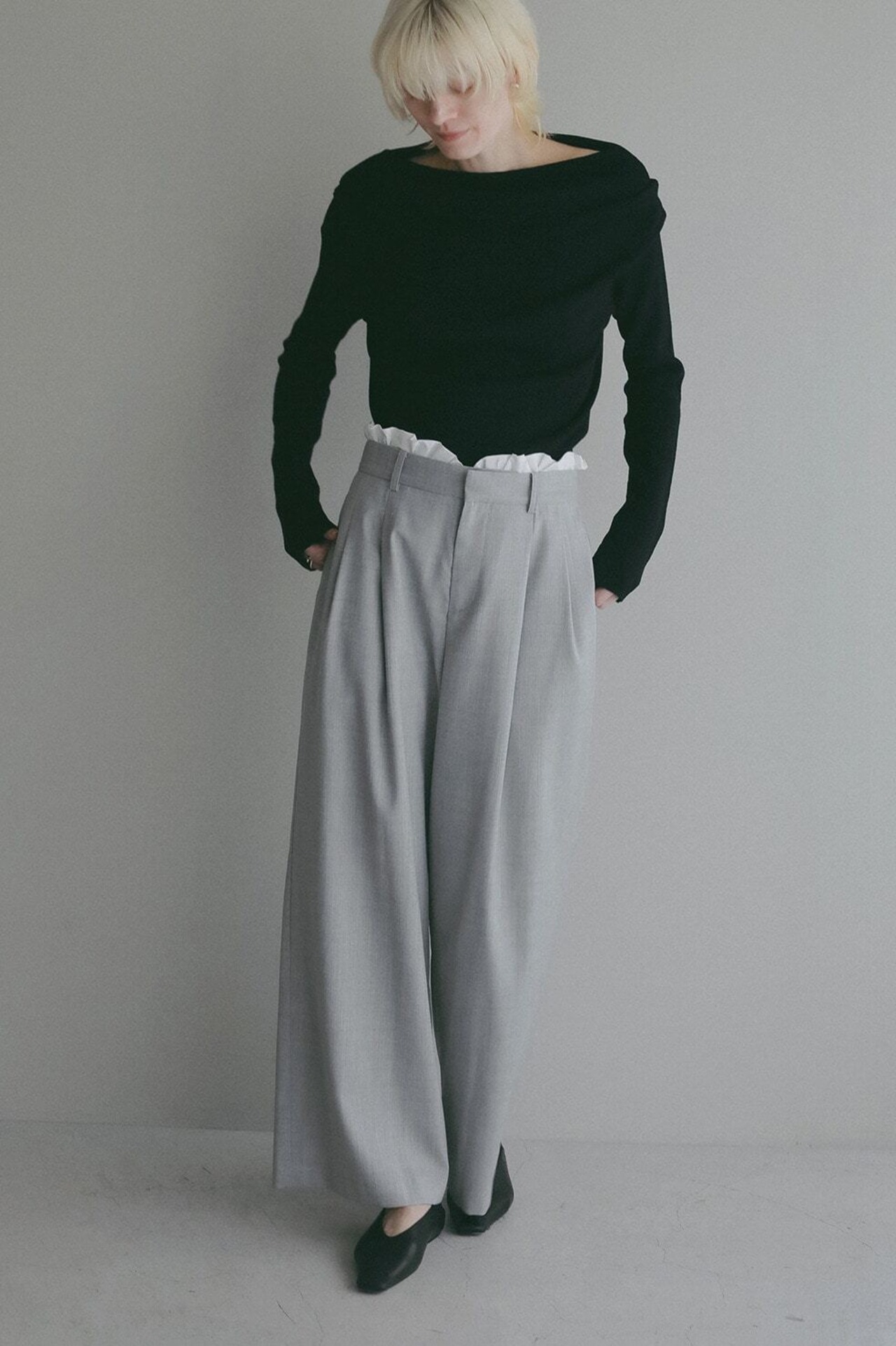 MANOF FRILL 2WAY PANTS