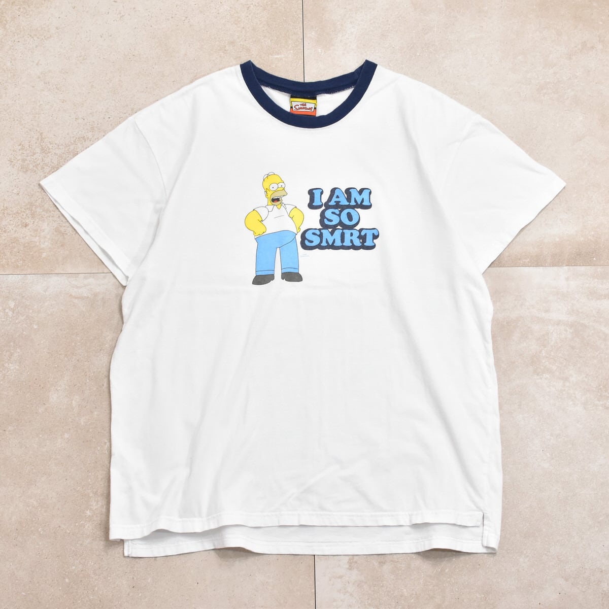 00s THE SIMPSONS Tシャツ L 00s The Simpsons シンプソンズ バート ハンバーガー コットンT