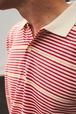 Gurank “ SS Border polo shirts ( Red )”