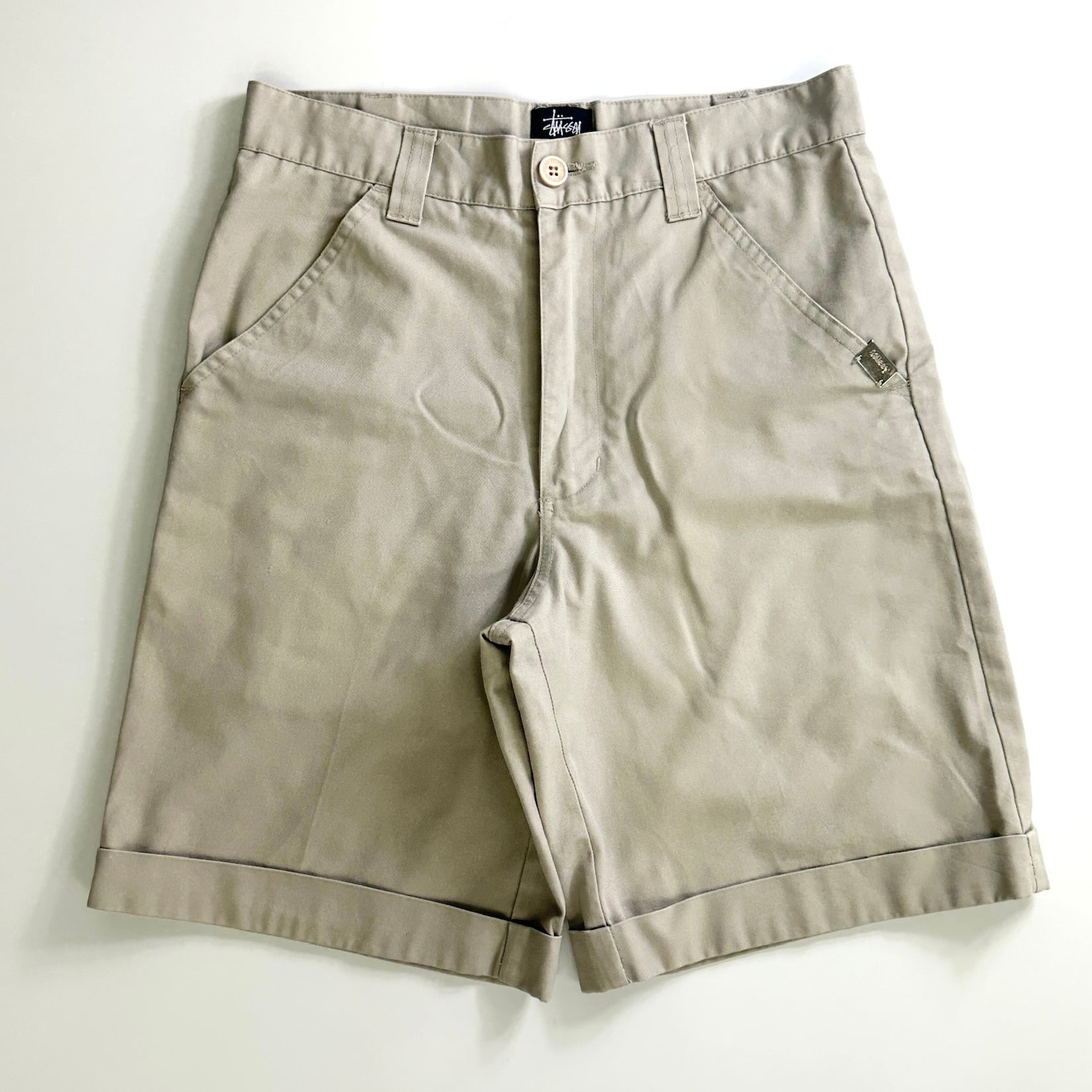 90s old stussy baggy shorts