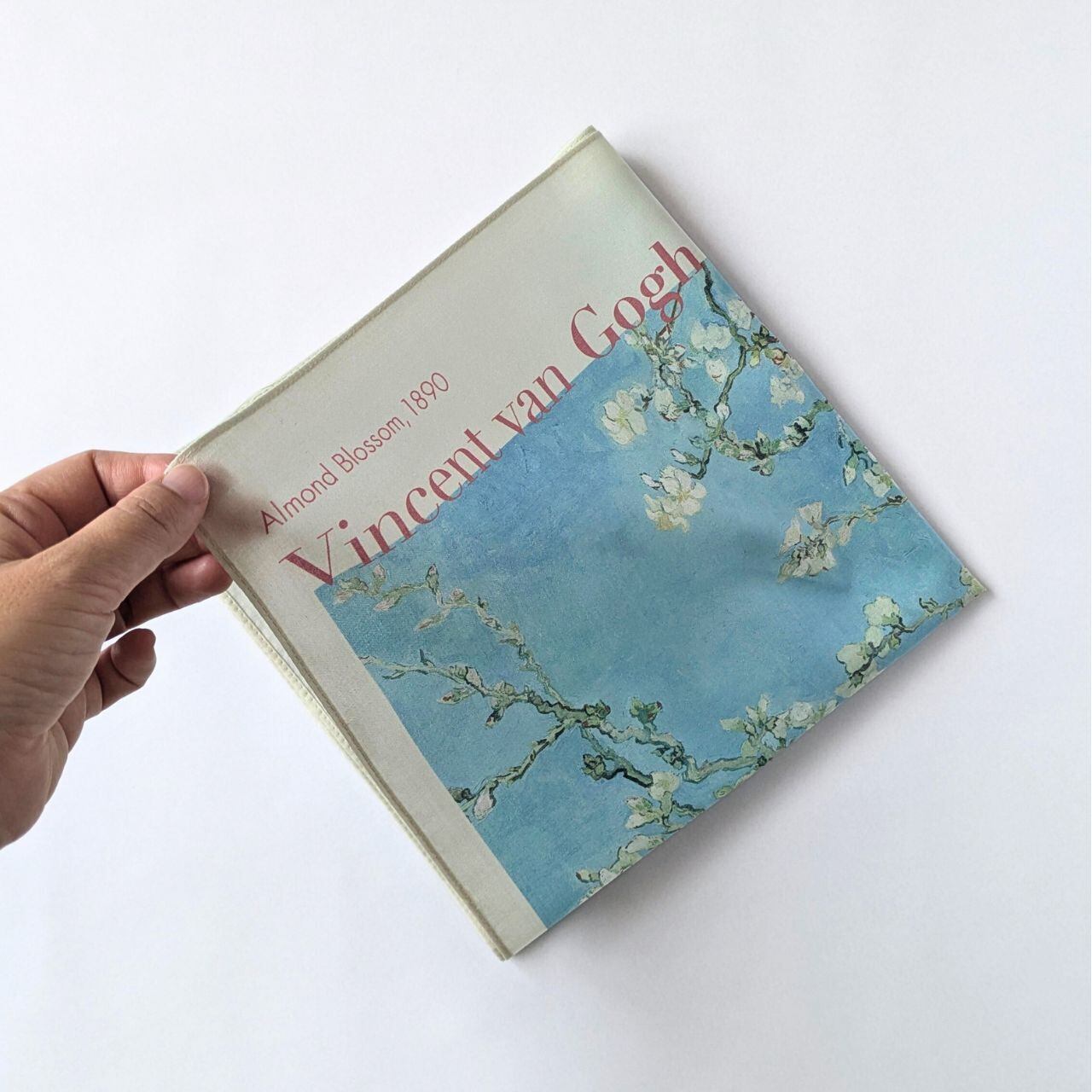 ゴッホ 大判ハンカチ 花咲くアーモンドの木の枝＜東京都美術館