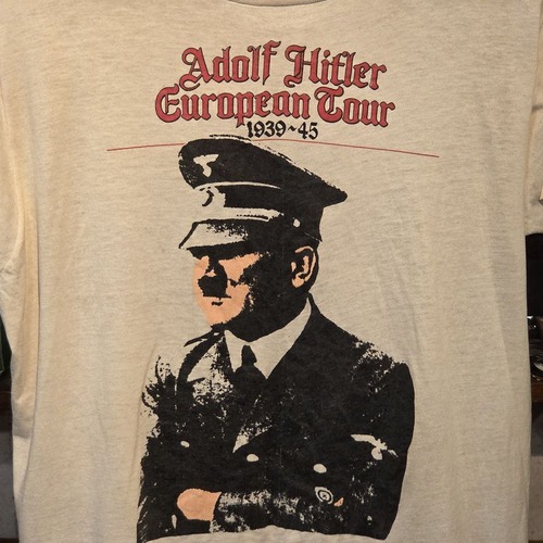 VINTAGE 80s ヒトラー Tシャツ USED