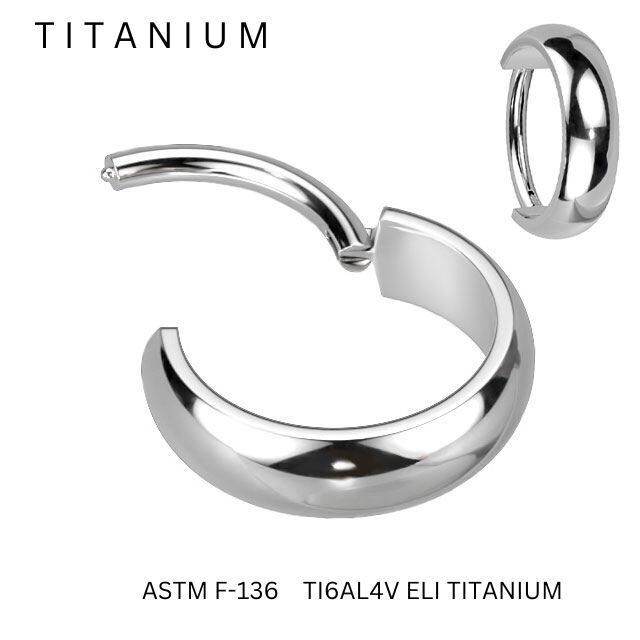 ボディピアス 16g ラウンドプレート クリッカー 軟骨ピアス ワンタッチ