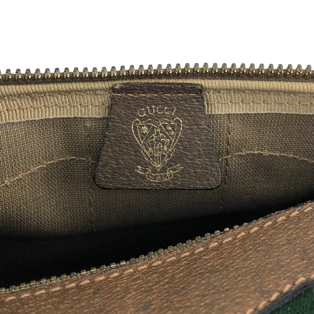 GUCCI グッチ シェリーライン GG ハンドバッグ ブラウン キャンバス ミニボストン vintage ヴィンテージ オールド wub827