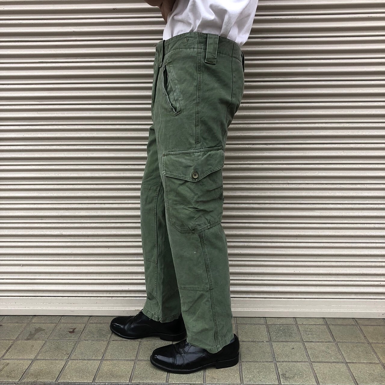 希少 90s アイルランド軍 実物 P60 コンバットパンツ フィールド 
