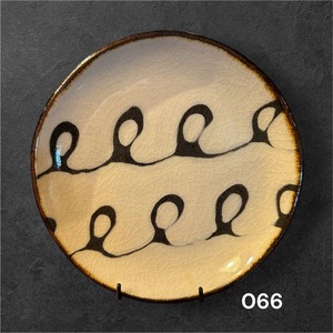 園田空也／5寸平皿　①