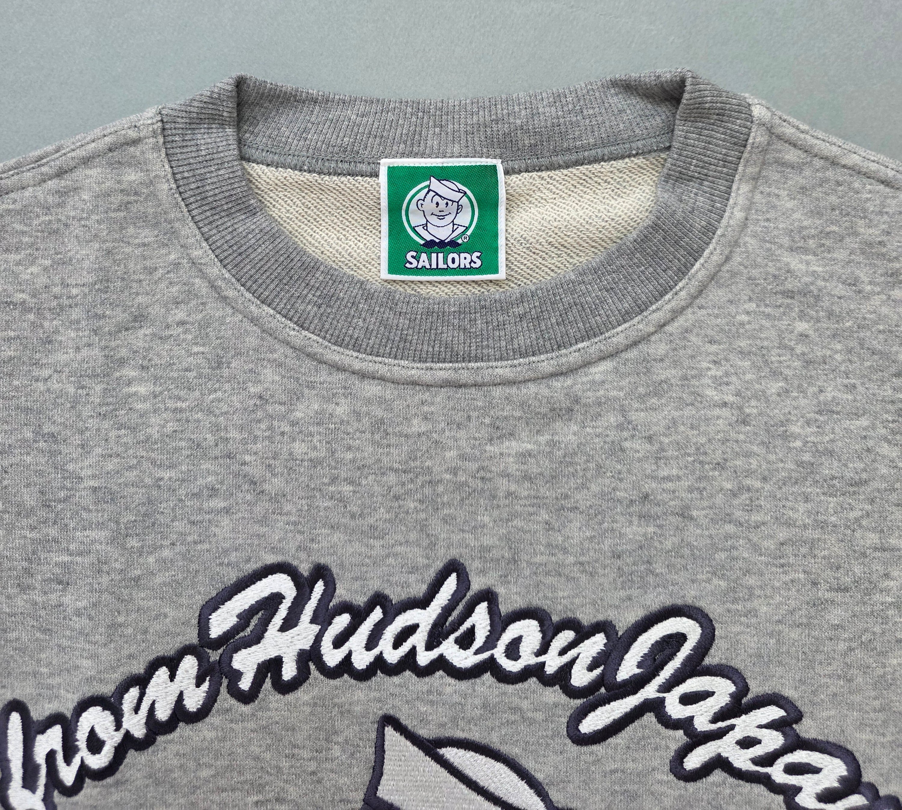 BIGトレーナー胸刺繡 杢グレー【レディース】size | セーラーズsailors