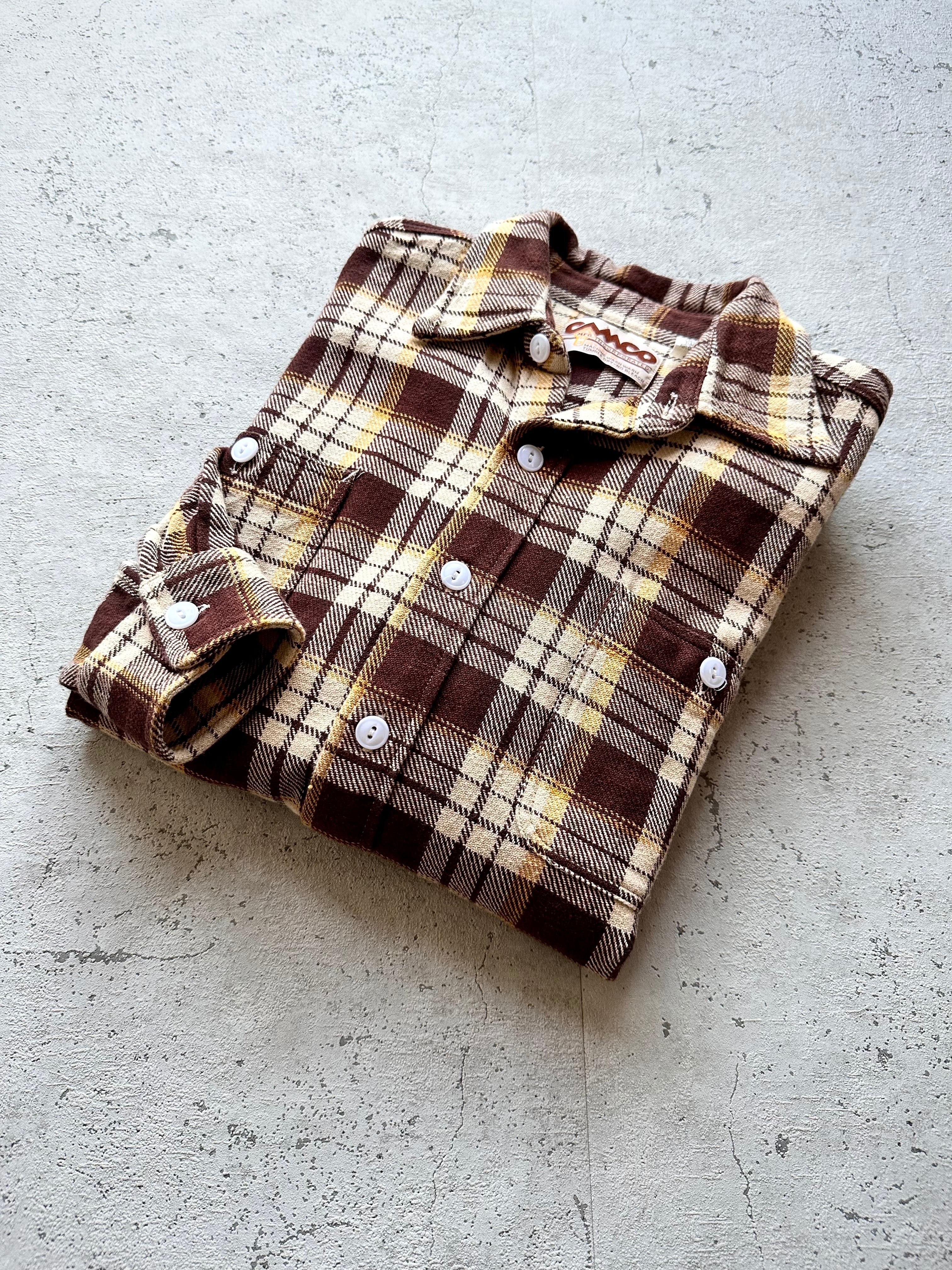 CAMCO / HEAVY FLANNEL SHIRT OLD ORIGINAL カムコ ヘビーフランネル ...