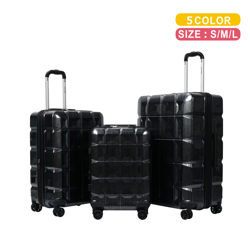 【送料無料】m710 スーツケース キャリーケース キャリーバッグ キャリーバー 機内持ち込み キャリーバッグ ファスナー 軽量設計 Sサイズ Mサイズ Lサイズ スーツケース 可愛い 修学旅行 海外旅行 国内旅行【L】