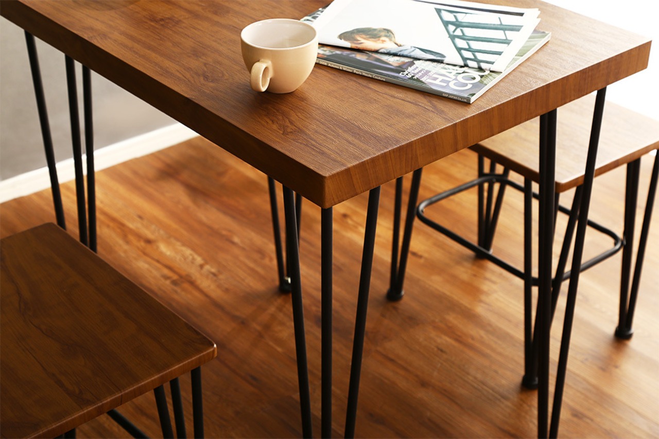 ヴィンテージダイニング3点セット【Umbure-ウンビュレ-】