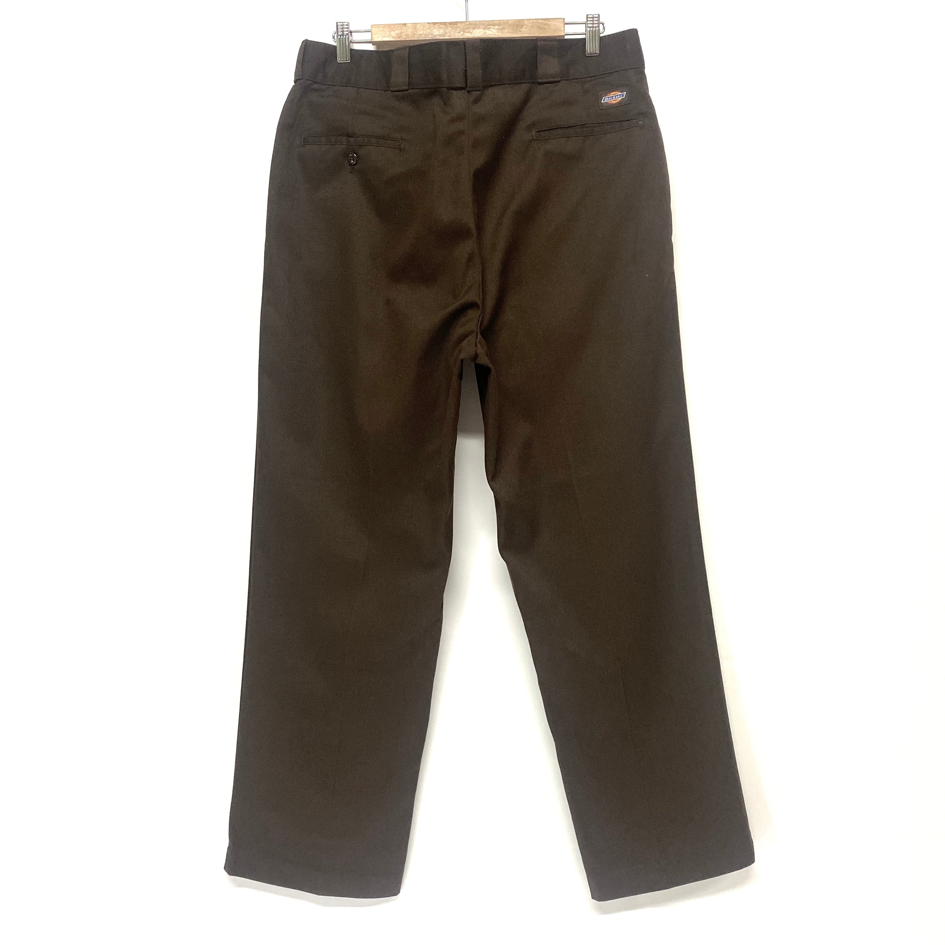 ビッグサイズ 90年代 USA製 TALONジップ Dickies ディッキーズ 874 ワークパンツ ヴィンテージ ブラウン 茶色 メンズW40  古着【ロングパンツ】 | cave 古着屋【公式】古着通販サイト