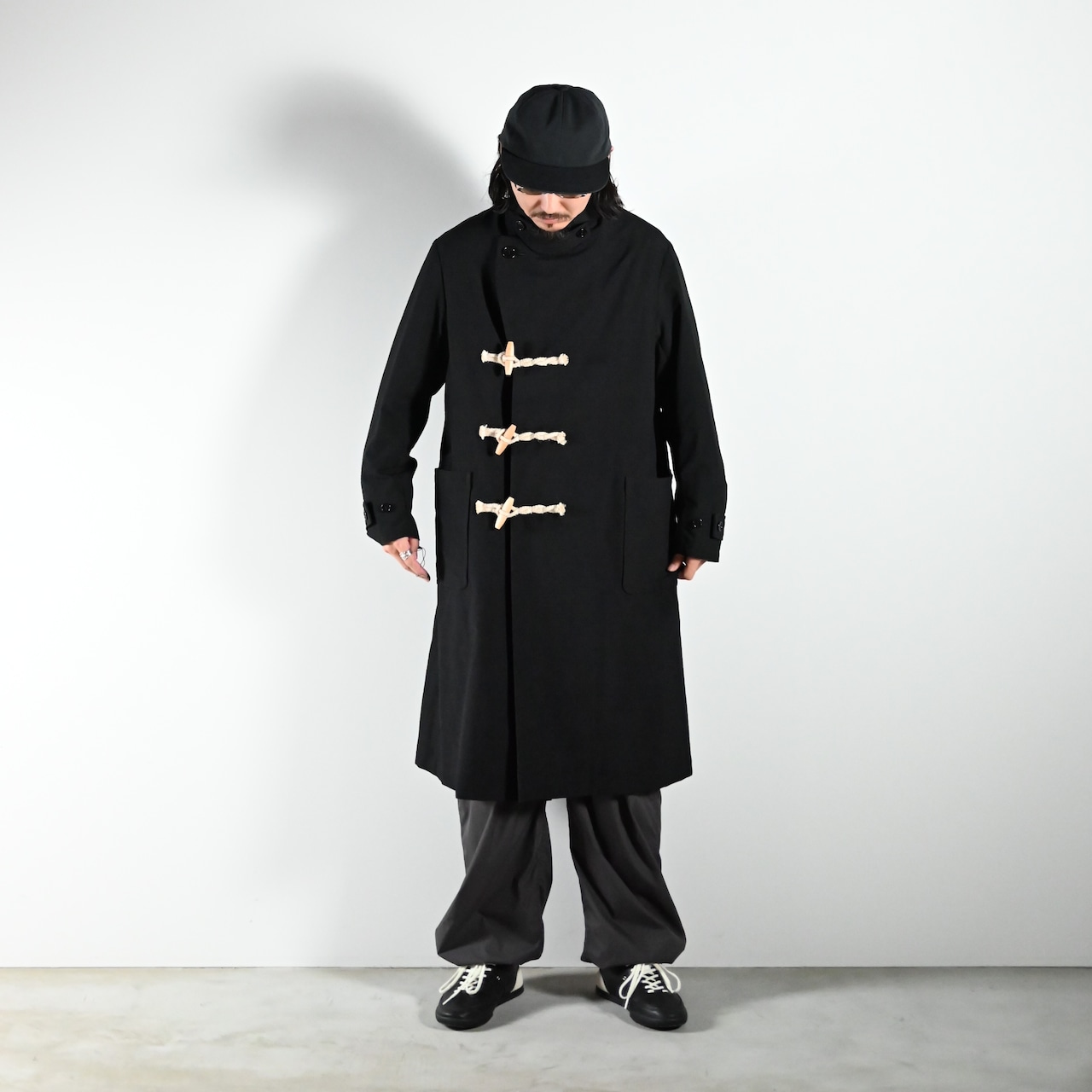 product twelve / High Count Wool Ripstop Duffle Coat コーディネート2