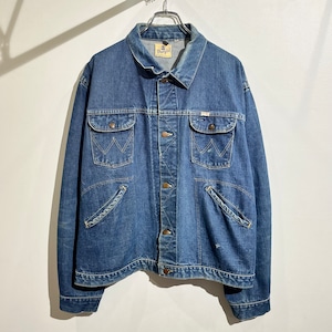 60s Wranglar 24mj Denim Jacket 60年代 ラングラー 24mj デニムジャケット 縦ベル