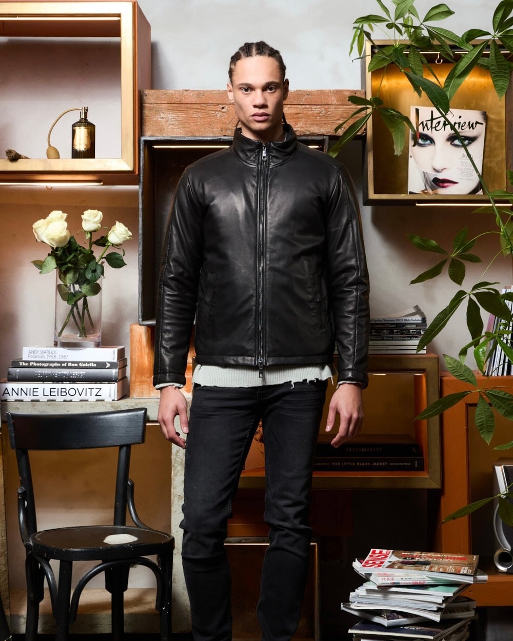 GIORGIO BRATO】LEATHER JACKET | idealclasse GIORGIO BRATO】LEATHER JACKET | idealclasse