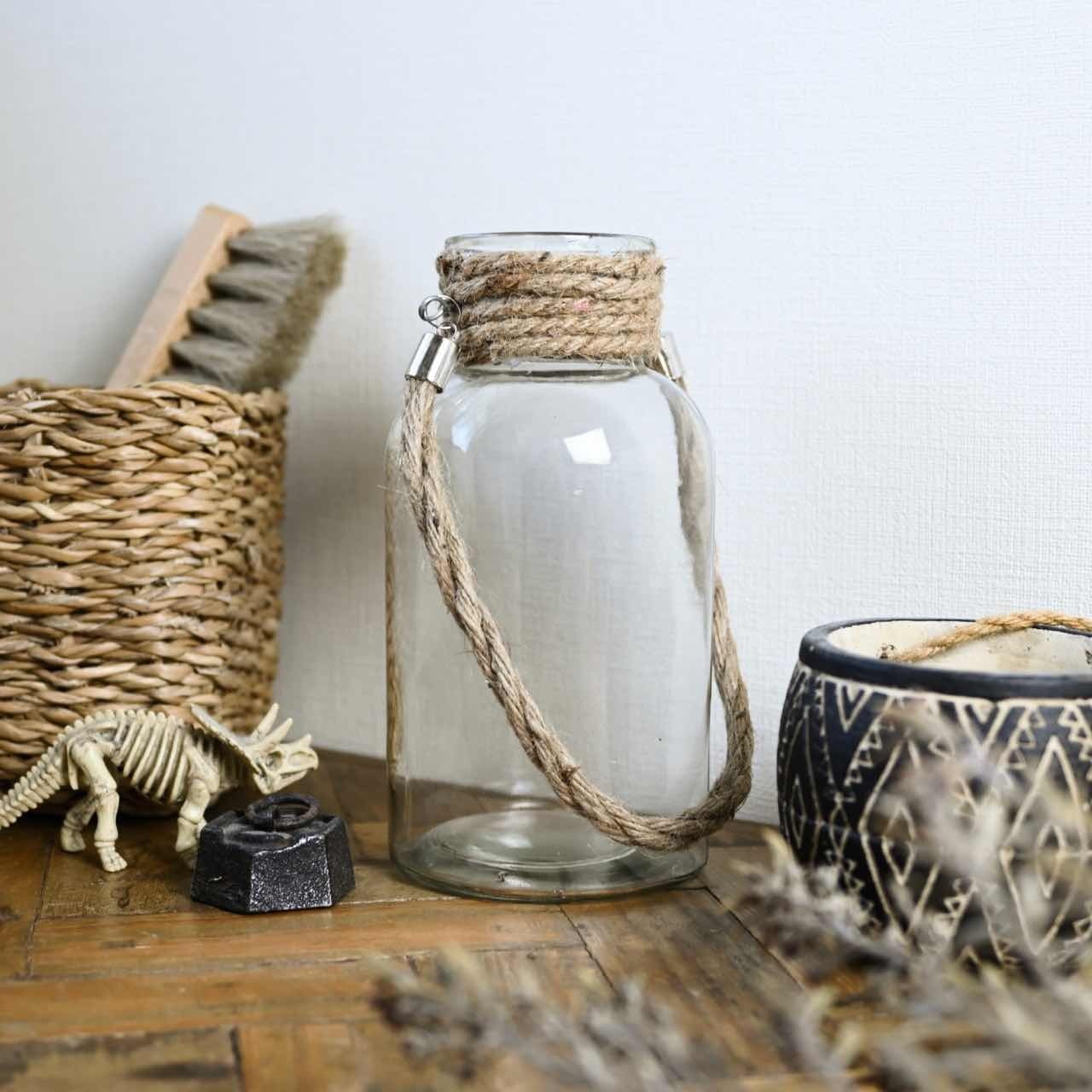 ジュートハンドルボトルベース|花瓶 インテリア 雑貨屋