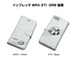 ボディ25色設定　手帳型iPhoneケース スバル インプレッサ WRX STI  GRB 後期