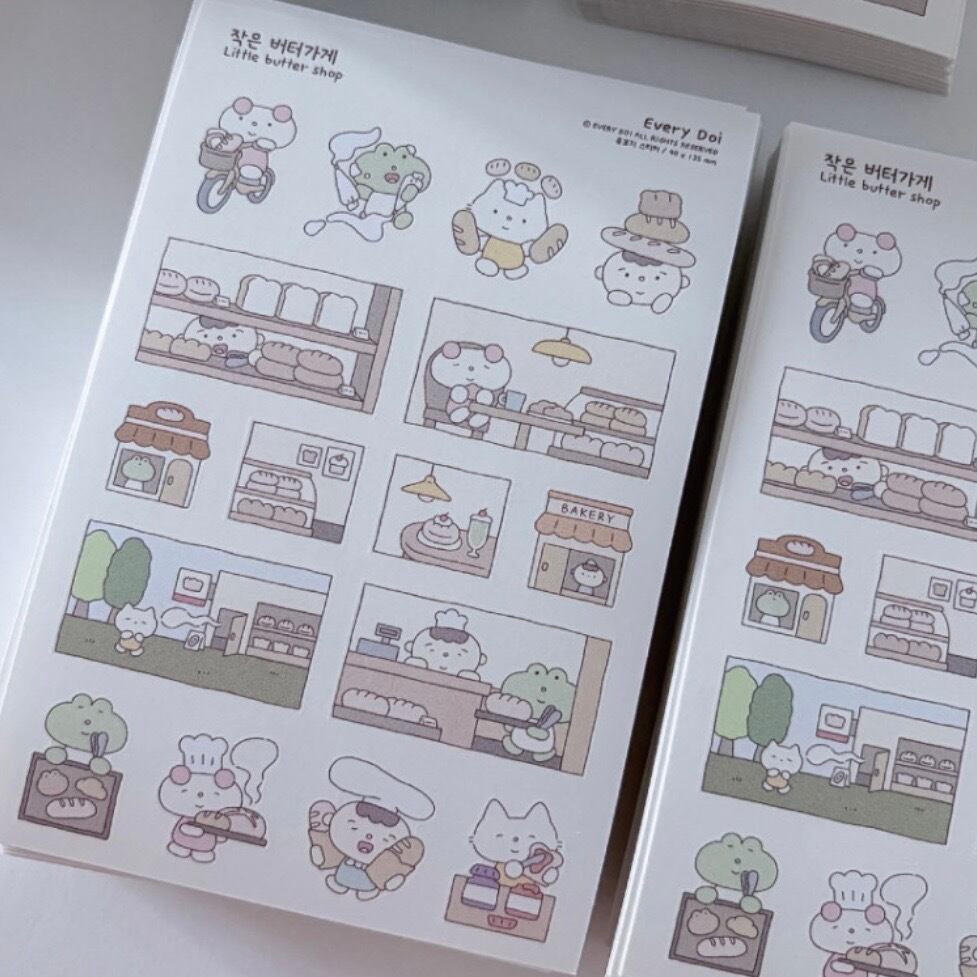 every doi〔sticker -Little butter shop- 〕