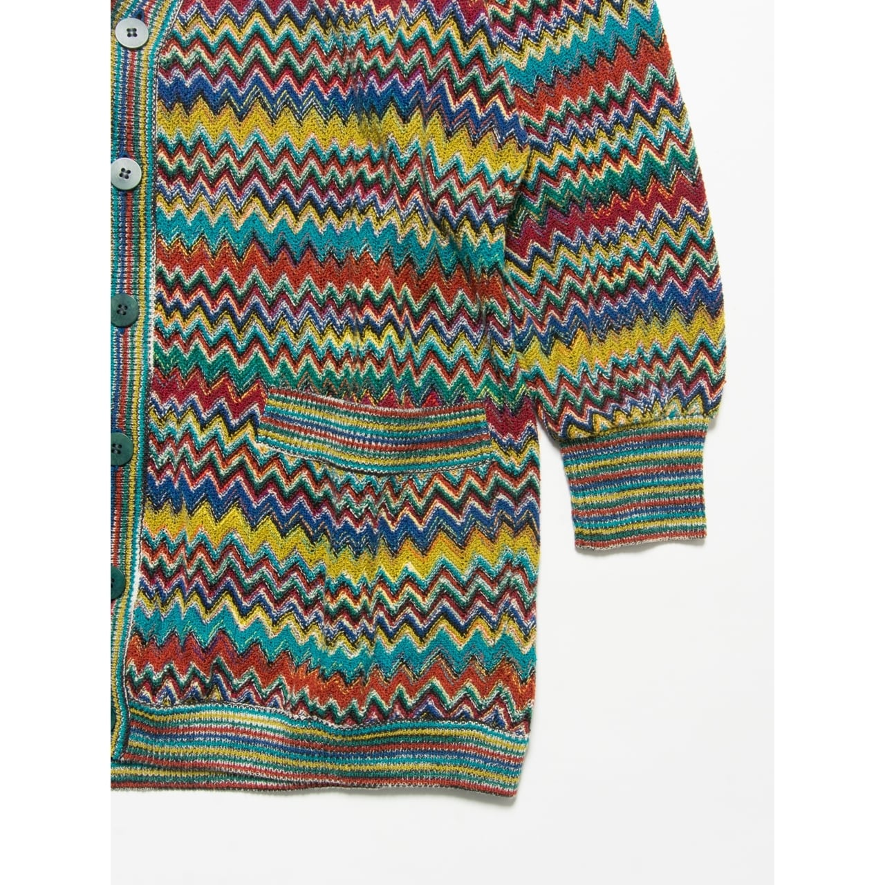 MISSONI】Made in Italy ziigzag knit cardigan（ミッソーニ
