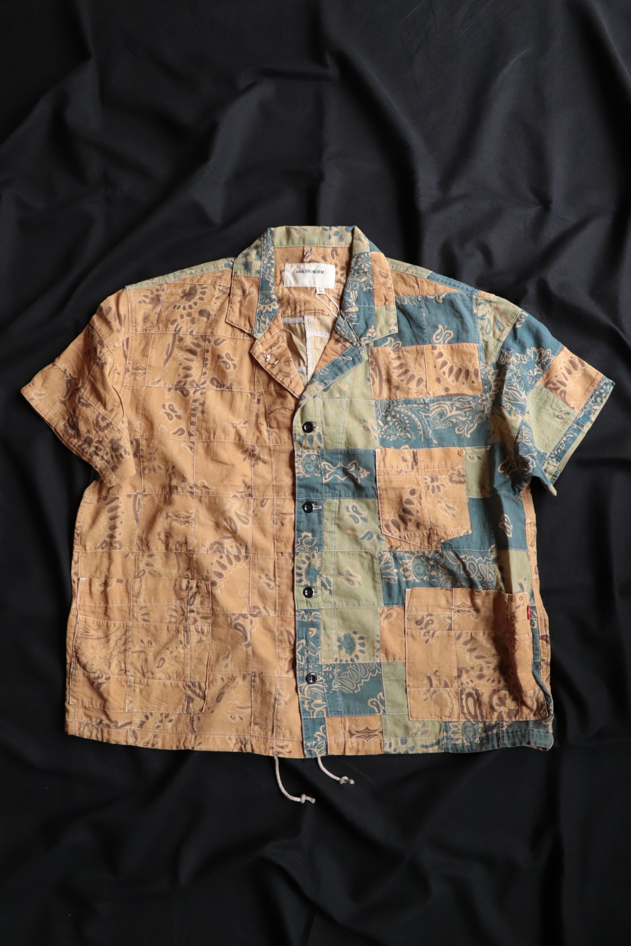 ANACHRONORM/アナクロノーム S/S PATCH WORK COVERALL SHIRT AN106 | MAMBO