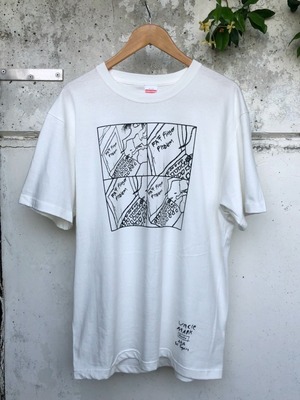 Fat Finger Problem White Tシャツ (Black Ink)