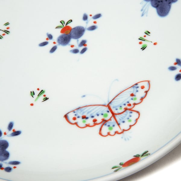 天啓花蝶4.5寸丸皿 | 福珠窯ファクトリーショップ