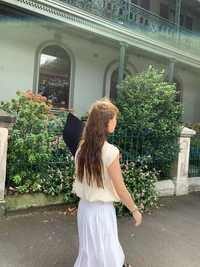 (予約) LIFFEY / Yoru shirring blouse 2color　