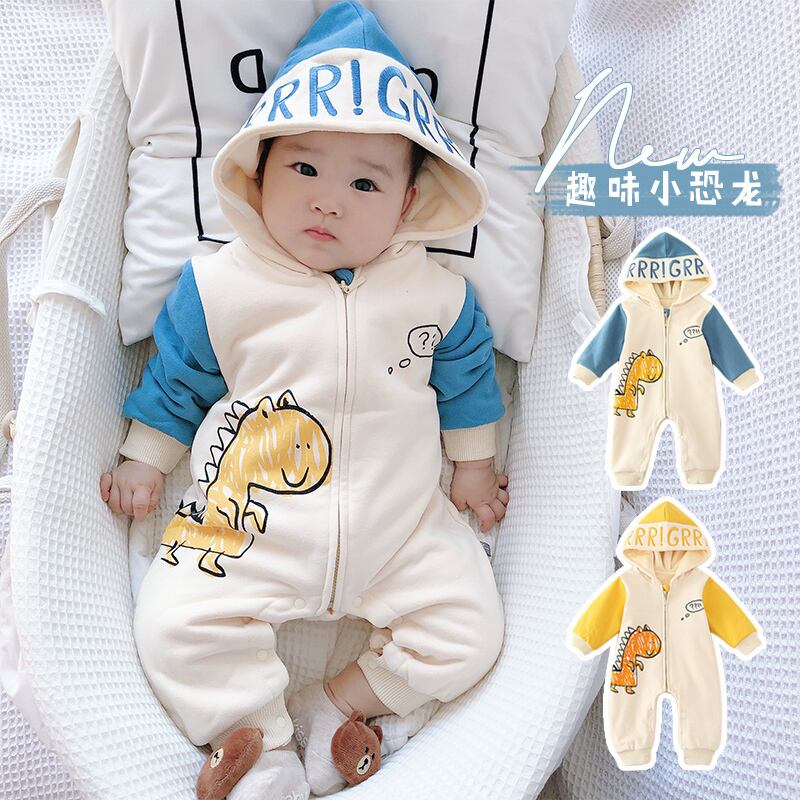 ワンピースロングロンパース オールインワン ベルベット ウィンター 冬物 超面白いベビーショップ34701298027