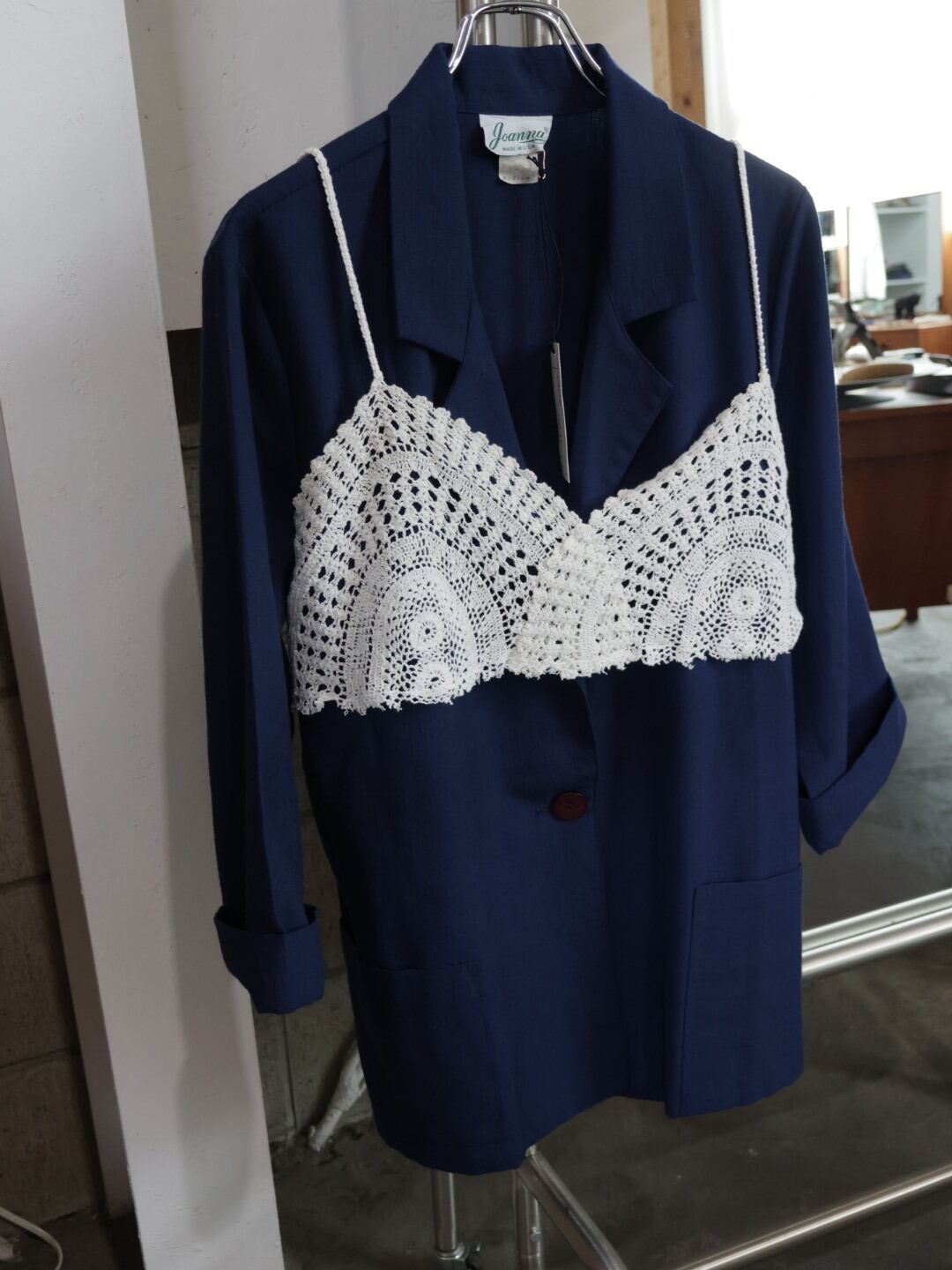 <vintage>remake lace bustier②