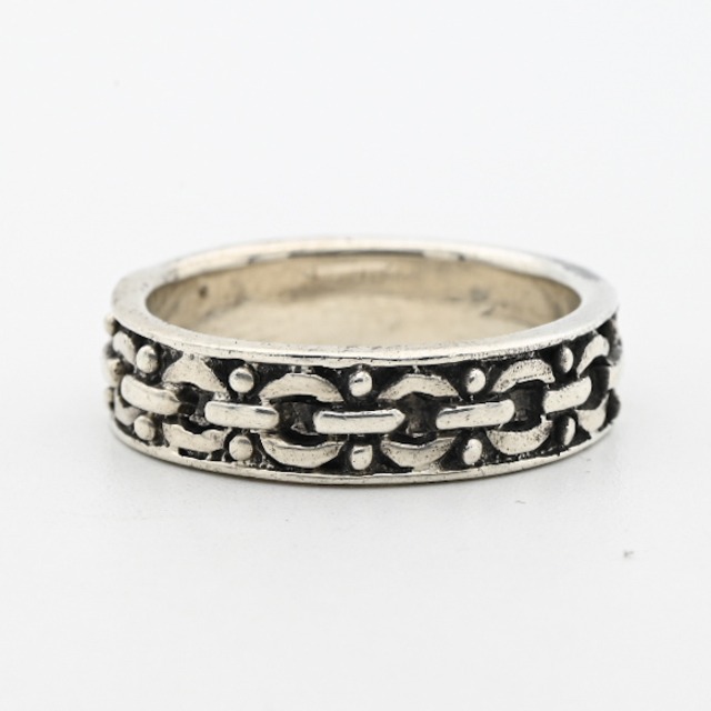Cutting Out Chain Design Band Ring #18.0 / Denmark