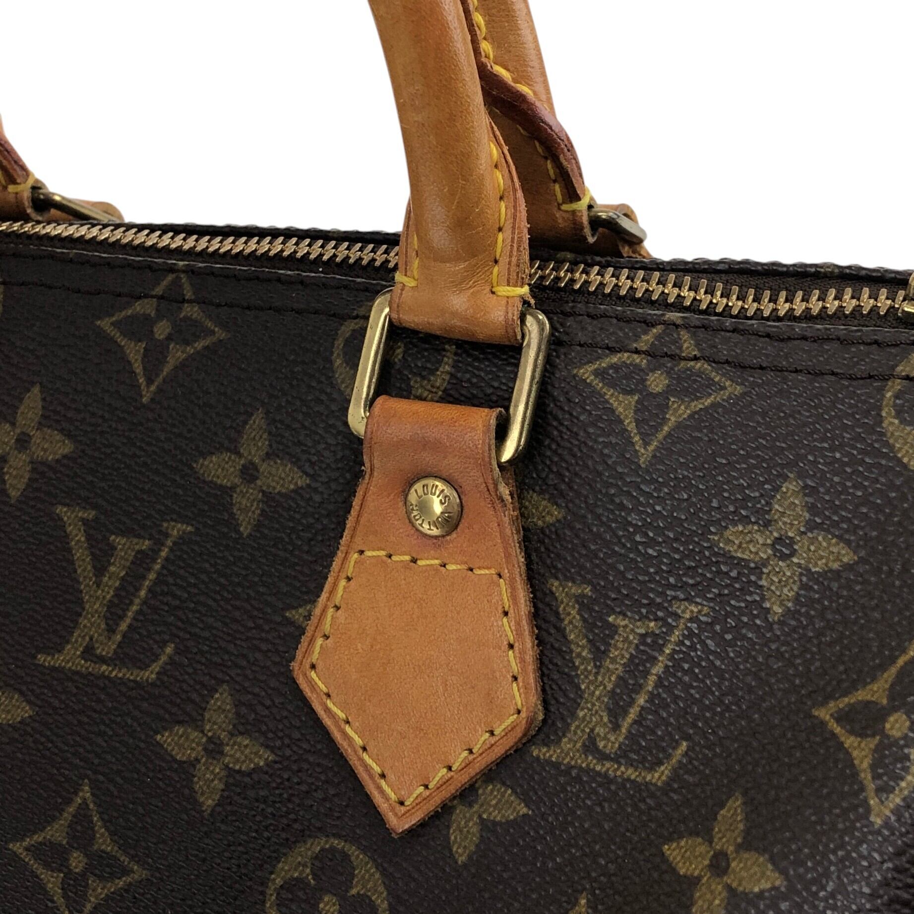 ルイヴィトン　スピーディ USA限定 ハンドバッグ　モノグラム　レザー　ボストン LOUIS VUITTON ルイヴィトン モノグラム ハンドバッグ ブラウン PVC