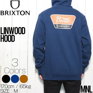 プルオーバーパーカー フーディ BRIXTON ブリクストン LINWOOD HOOD 22337BLKL