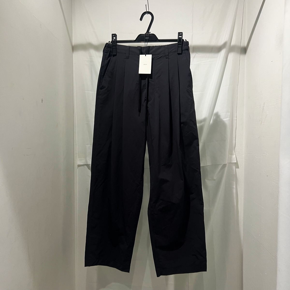 stein シュタイン WINDPROOF NYLON WIDE EASY TROUSERS ナイロンパンツ 