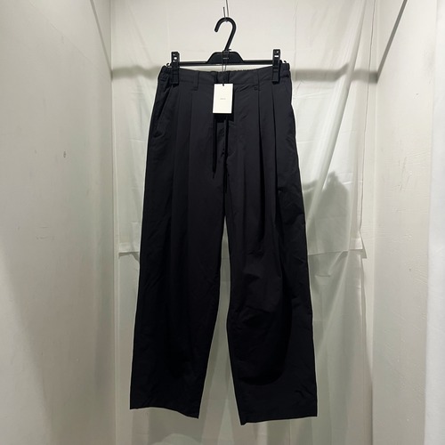 stein シュタイン WINDPROOF NYLON WIDE EASY TROUSERS ナイロンパンツ ダークグレー size-S ST.813【中目黒R01】