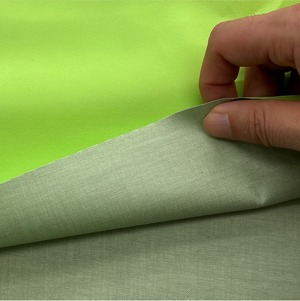 ★CT144◆オーダー1m単位◆SALE◆合皮レーザー裏地生地◆アップルグリーン