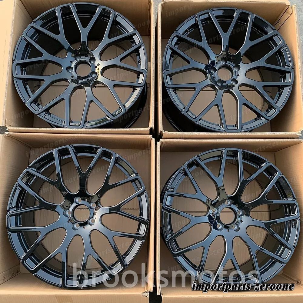 20インチ鍛造 B スタイル ブラック ホイール フィット