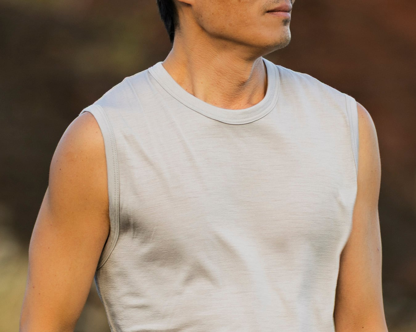 山と道 / 100% LIGHT MERINO SLEEVELESS（MEN） | st. valley house