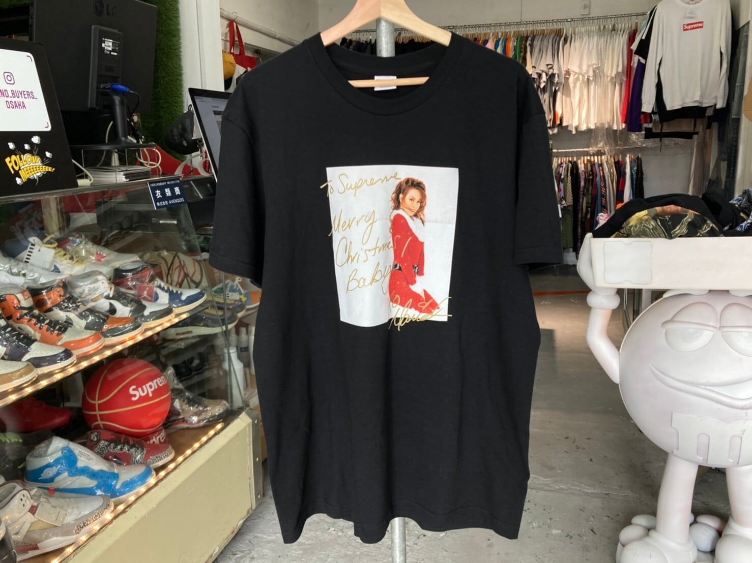 Supreme Mariah Carey Tee BLACK LARGE 70KB2927 | BRAND BUYERS OSAKA