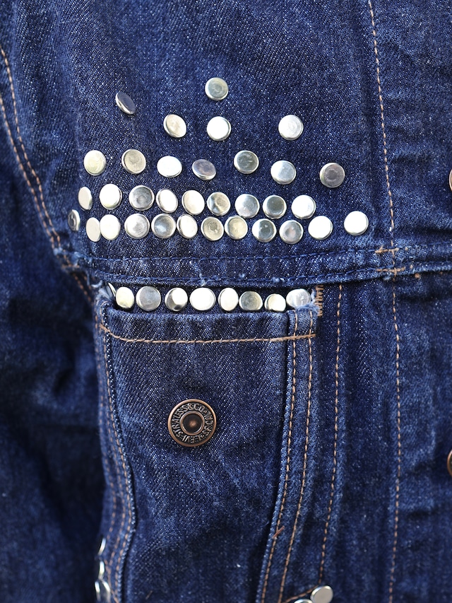 【Hannah Creak/26aw】Studded blouson blue