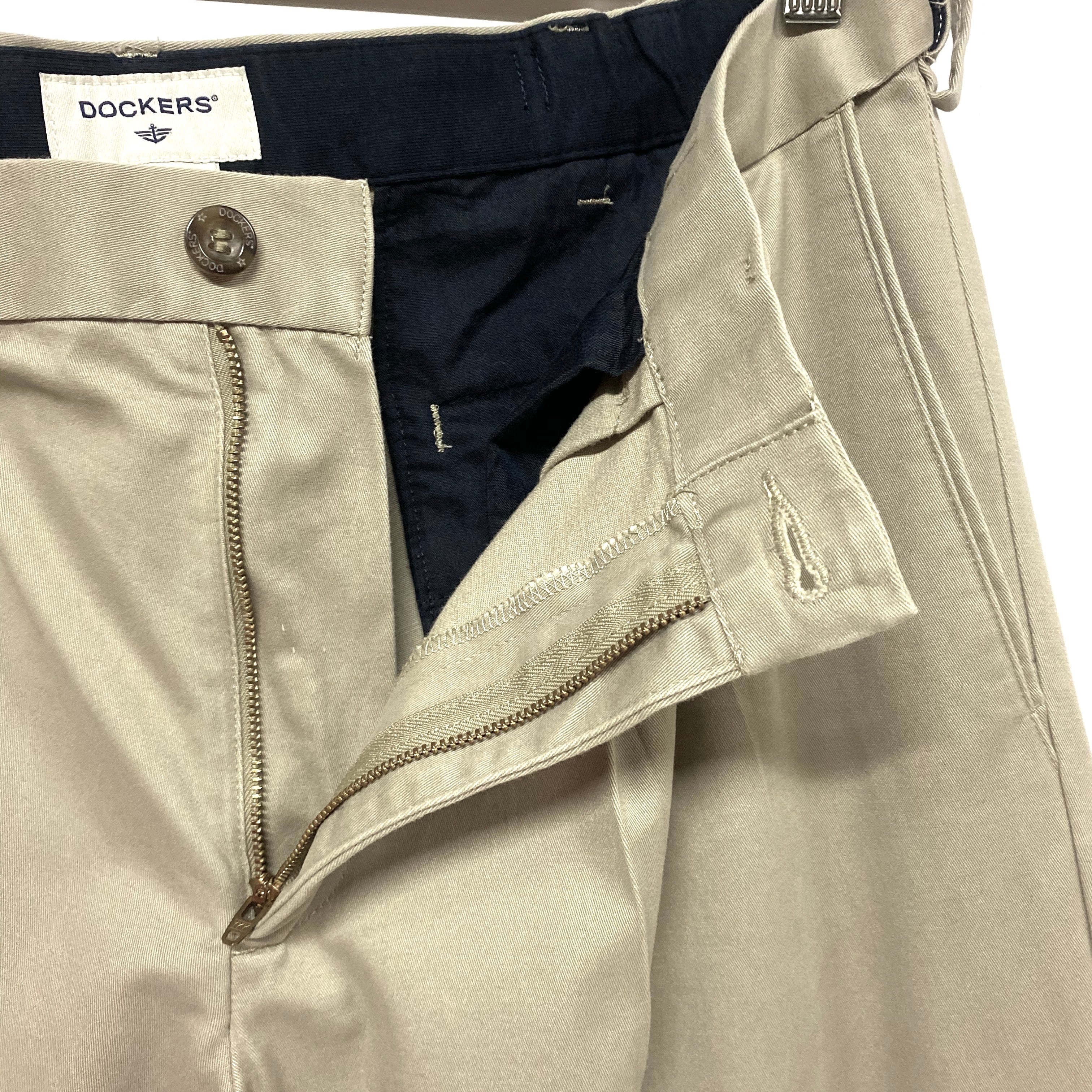 DOCKERS ドッカーズ 2タック ツータック チノパンツ ワイド ウエスト