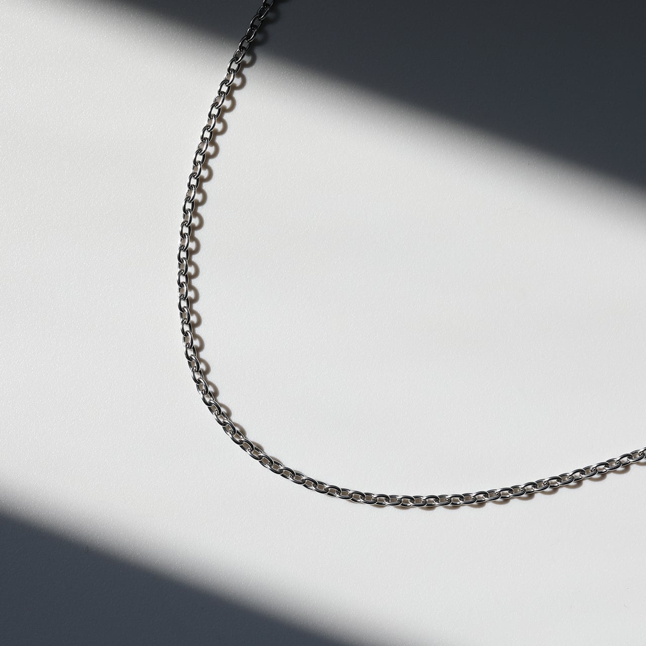 ネックレスチェーン|80cm|サージカルステンレス|1.7mm幅|アズキチェーン|245S