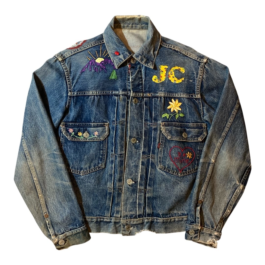 F47】70s Lewis leather single riders jacket 34ins / 70年代製