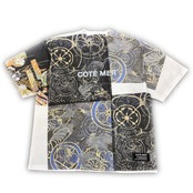 【tshirts136】XLsize KIMONO PRINT T-SHIRTS white