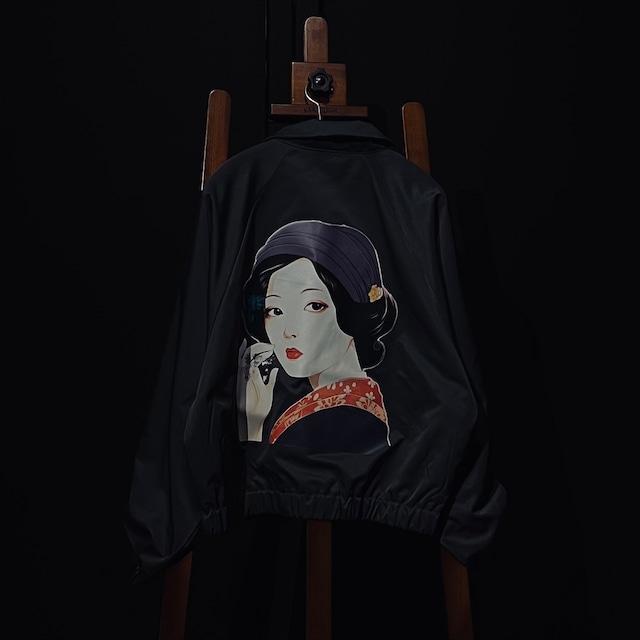 handmade vintage blouson navy handmade vintage blouson navy