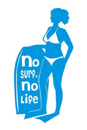 【受注生産】ボディーボードカッティングステッカー07-skyblw