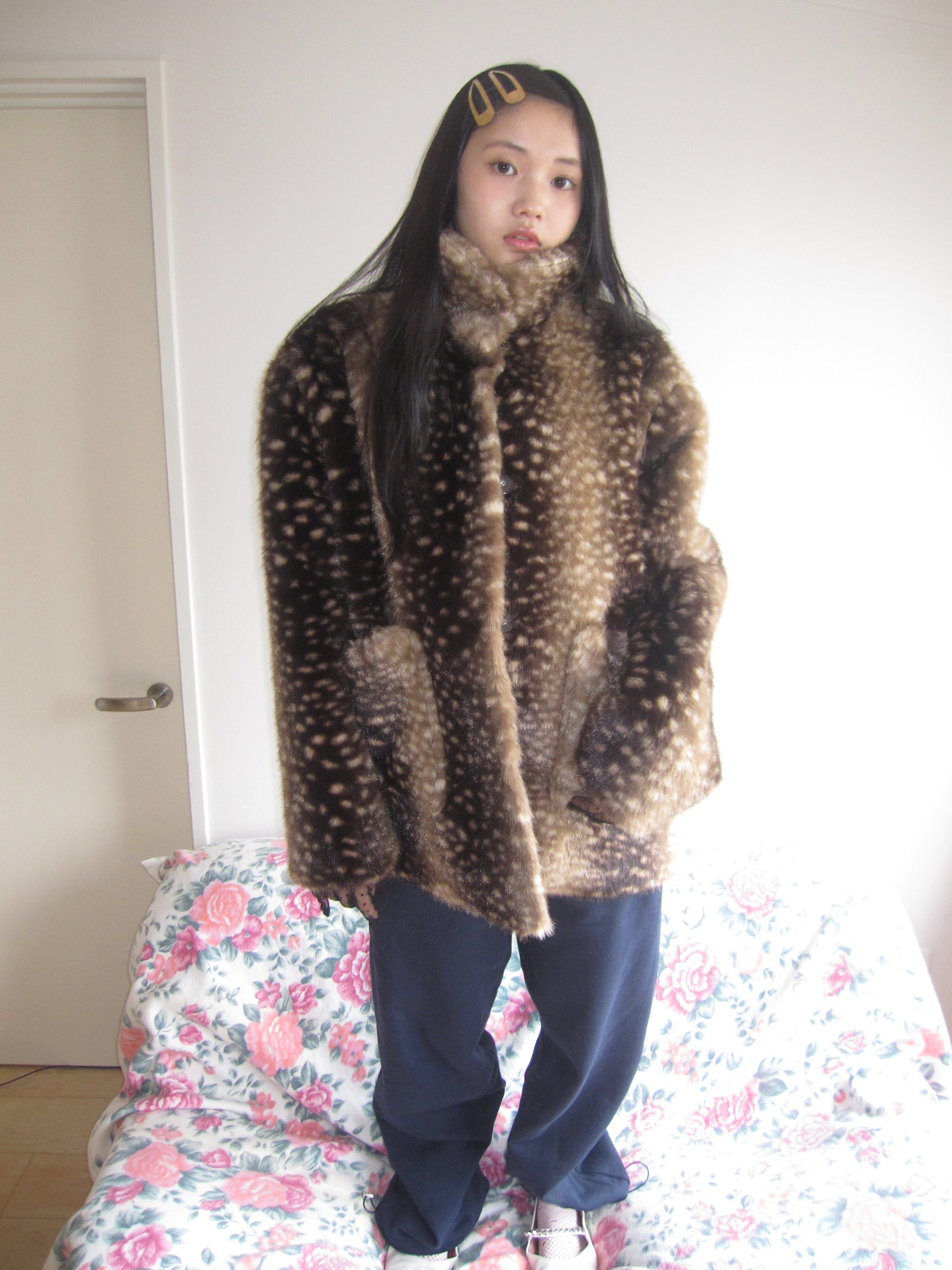 Bambi Fur Jacket brown | n.k atelier